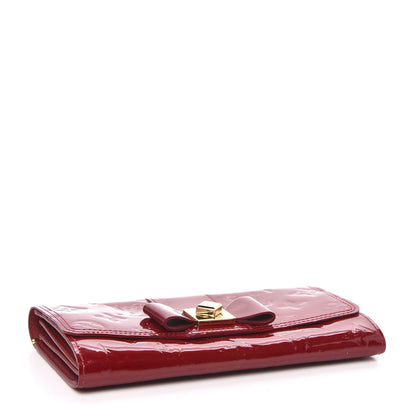 Louis Vuitton Vernis Sarah Noeud Wallet Pomme D'Amour 4 of 10