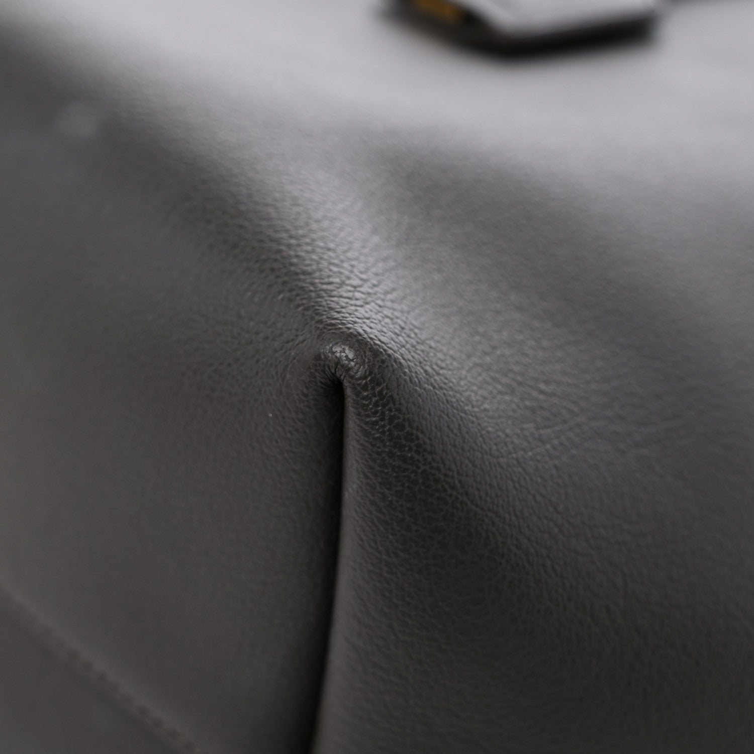 Saint Laurent Calfskin Large Shopping Tote Asphalt 9 of 17