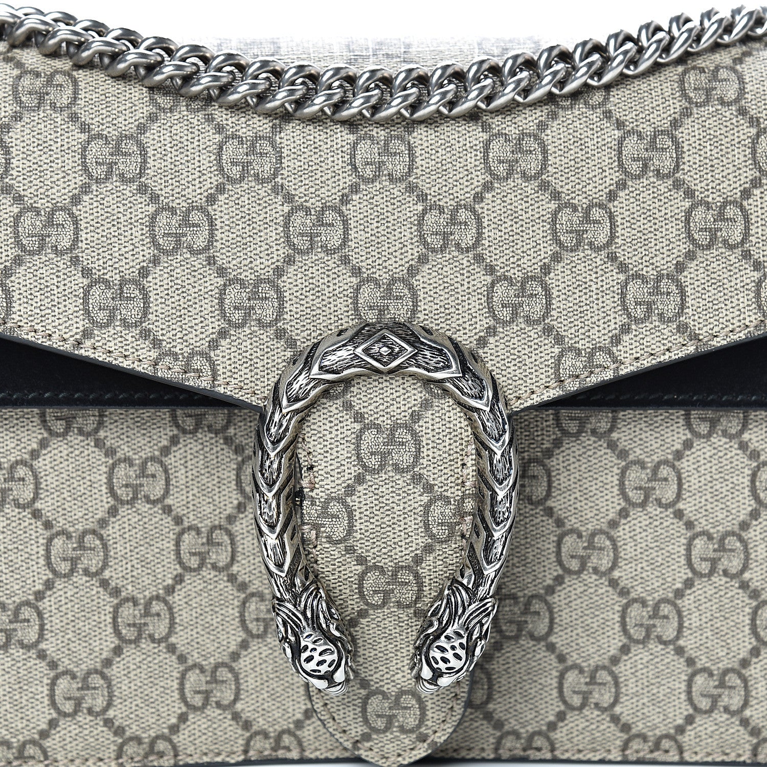 Gucci GG Supreme Monogram Small Dionysus Shoulder Bag Black 7 of 13