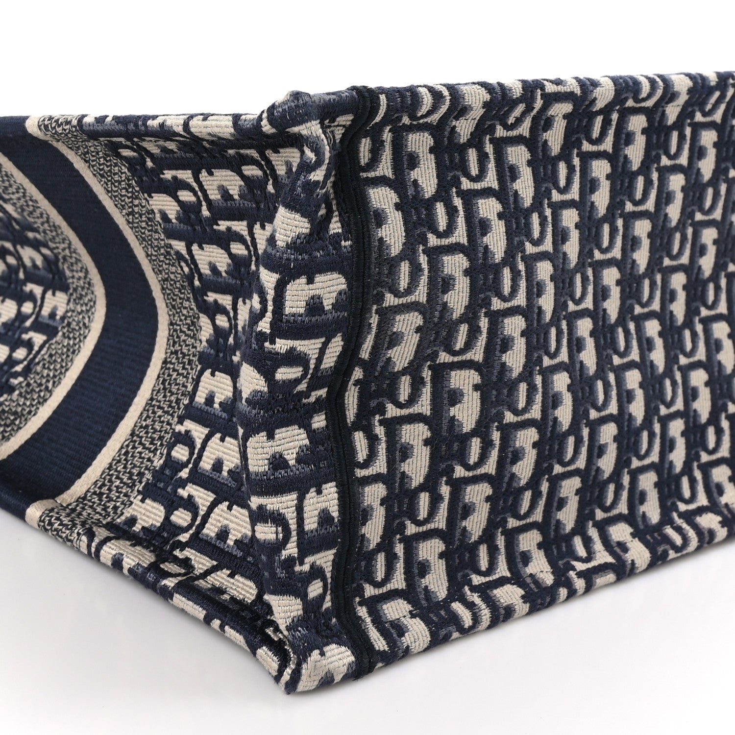 Christian Dior Oblique Medium Book Tote Blue Multicolor 9 of 11