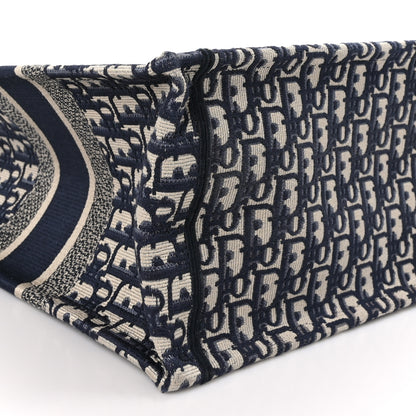 Christian Dior Oblique Medium Book Tote Blue Multicolor 9 of 11