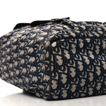 Christian Dior Technical Fabric Oblique Motion Backpack Blue 9 of 10