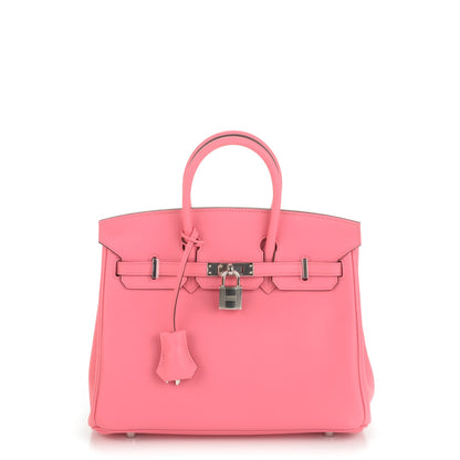 Hermes Swift Birkin 25 Rose Azalee 1 of 25