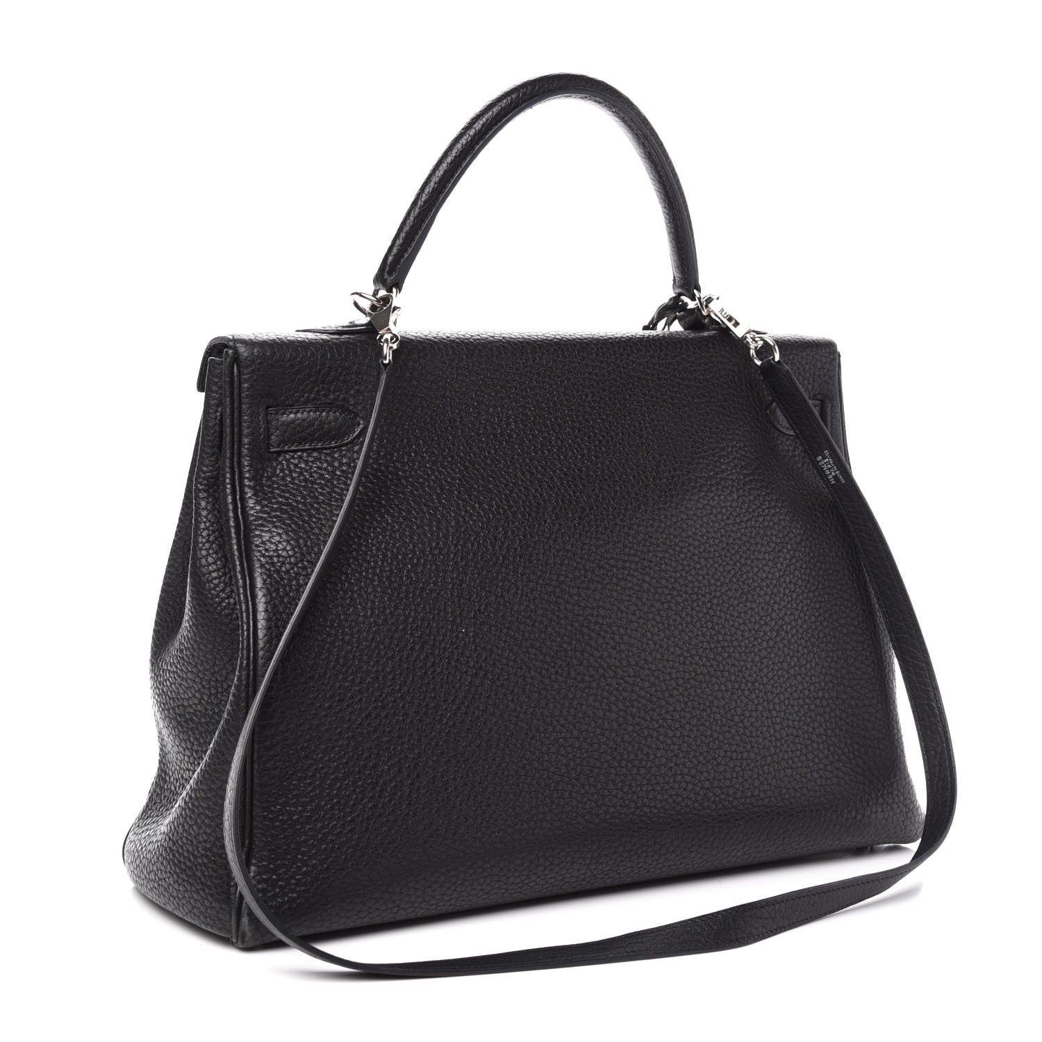 Hermes Fjord Kelly Retourne 35 Black 3 of 19