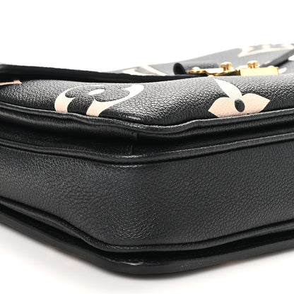 Louis Vuitton Empreinte Monogram Giant Pochette Metis Black Beige 8 of 9