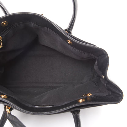 Chanel Calfskin Cerf Executive Shopper Tote Black 4 of 19