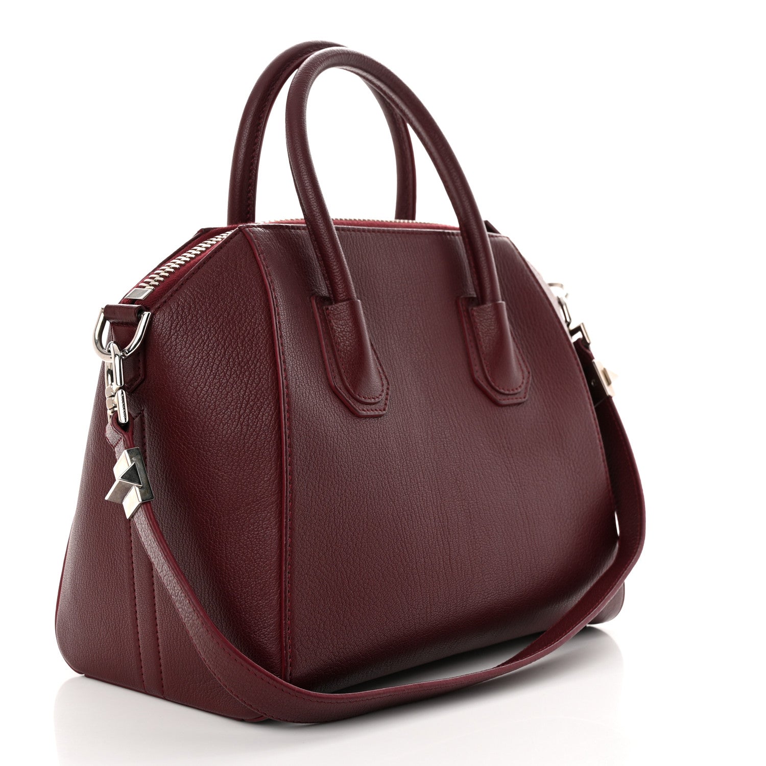 Givenchy Sugar Goatskin Small Antigona Burgundy 3 of 15