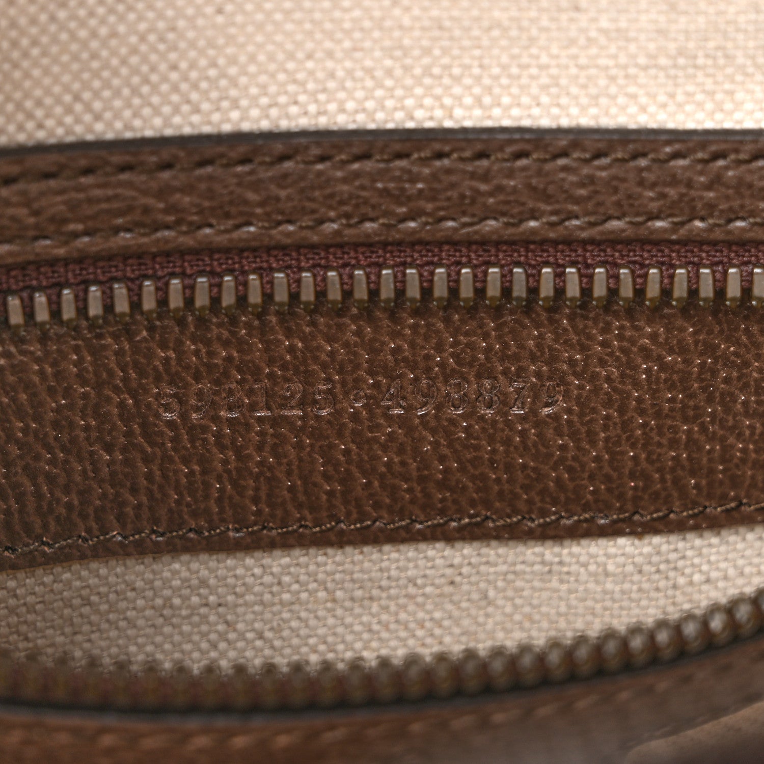 Gucci GG Supreme Monogram Web Small Ophidia Half Moon Hobo Brown 7 of 10