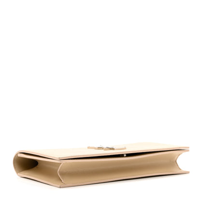 Saint Laurent Grain De Poudre Classic Kate Monogram Clutch Nude Powder 4 of 7