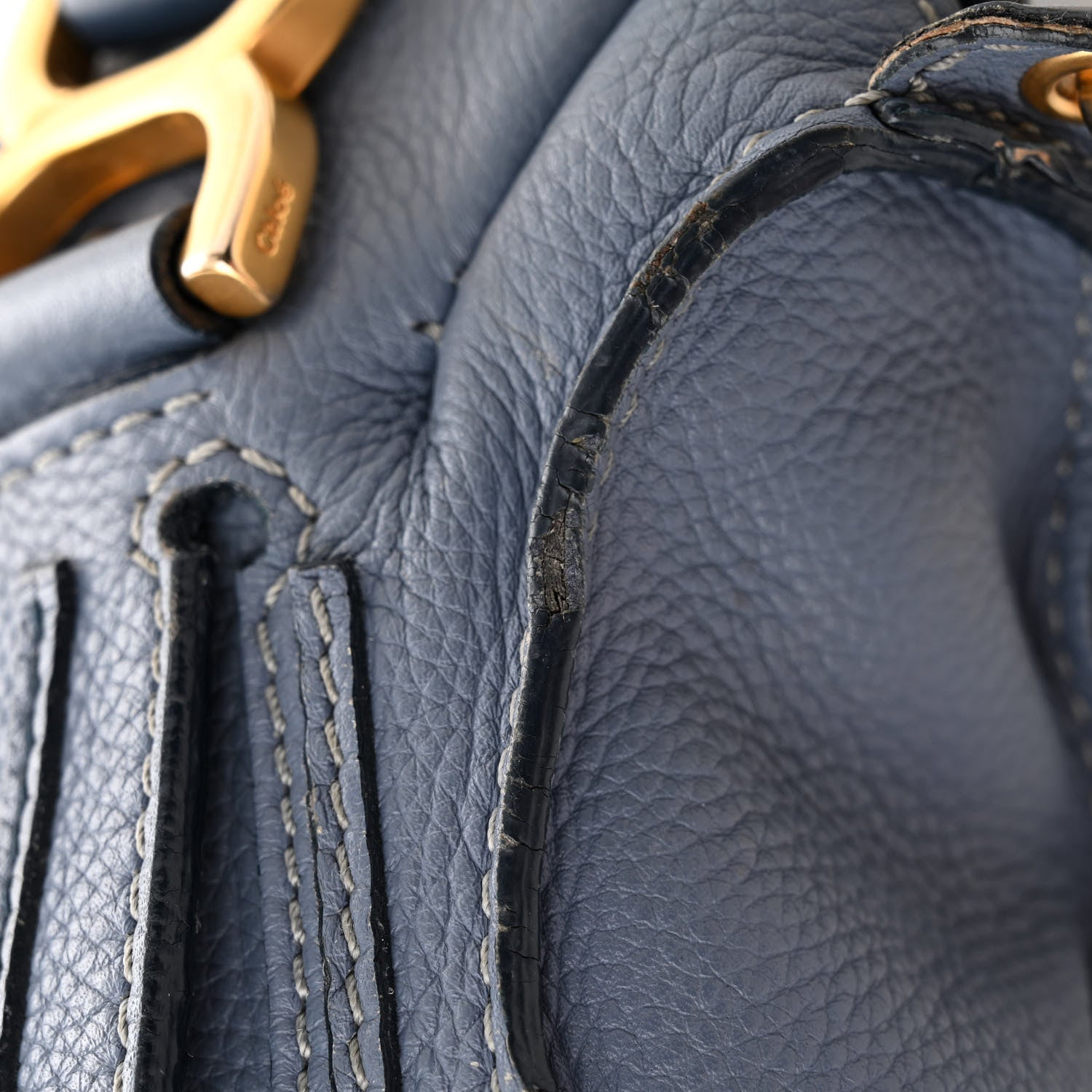 Chloe Calfskin Medium Marcie Satchel Cloudy Blue 20 of 24