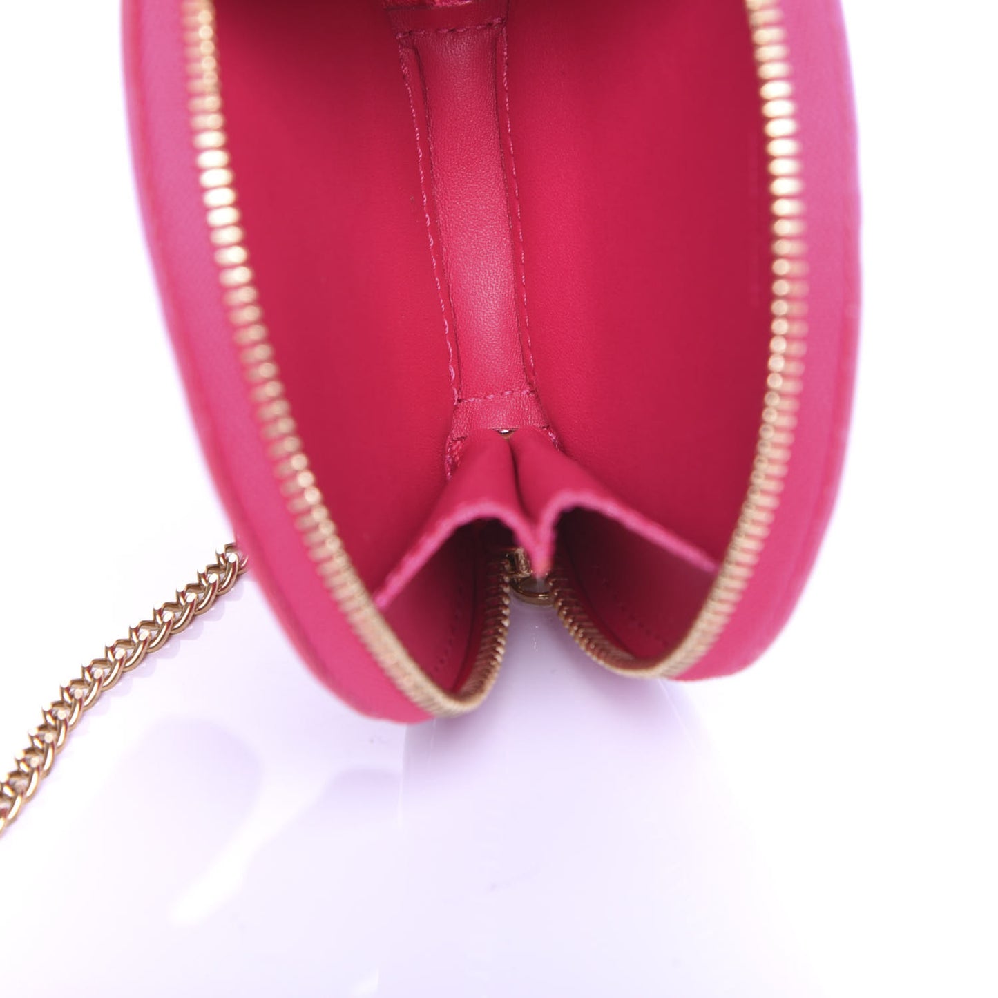 Vernis Roses Chapeau Coin Purse Rose Pop