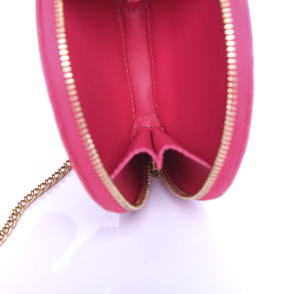 Louis Vuitton Vernis Roses Chapeau Coin Purse Rose Pop 5 of 7