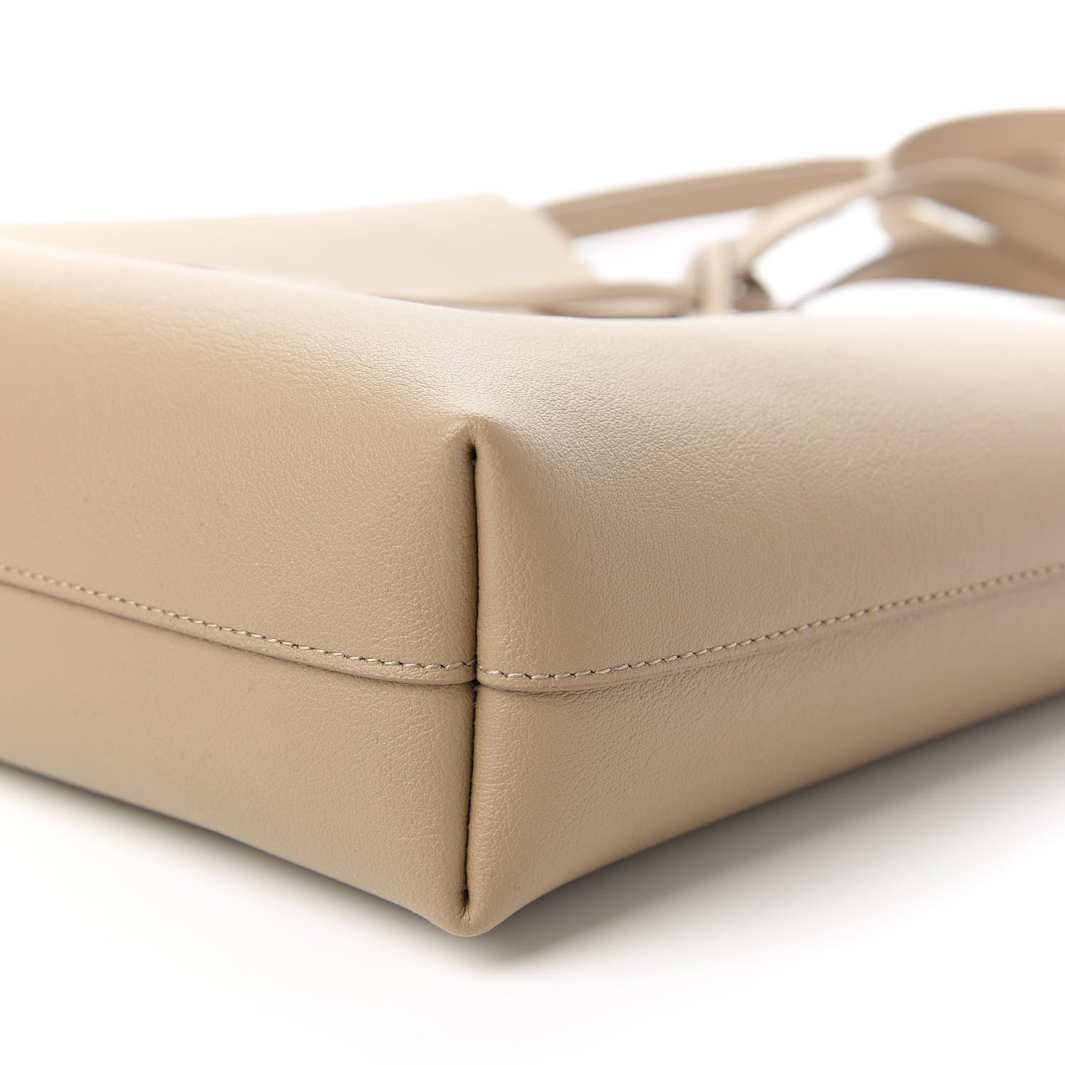 Saint Laurent Calfskin Toy Shopping Tote Golden Sand 7 of 10