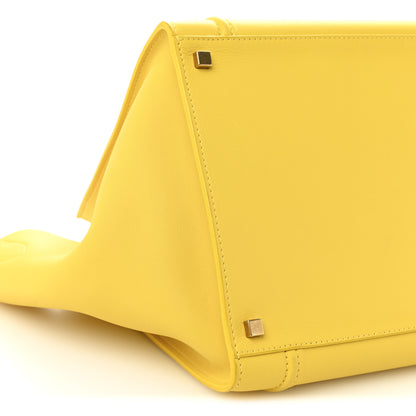 Celine Supple Calfskin Medium Phantom Luggage Sun Yellow 8 of 10