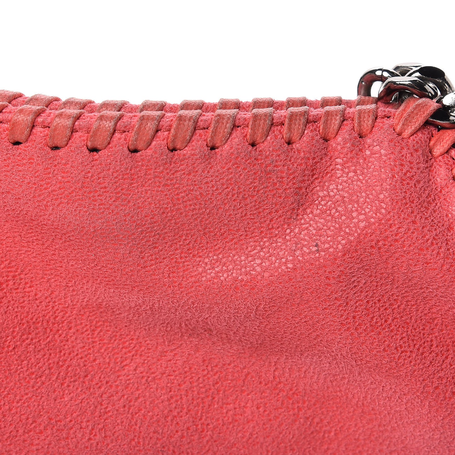 Shaggy Deer Mini Falabella Fold Over Tote Pink Fluo