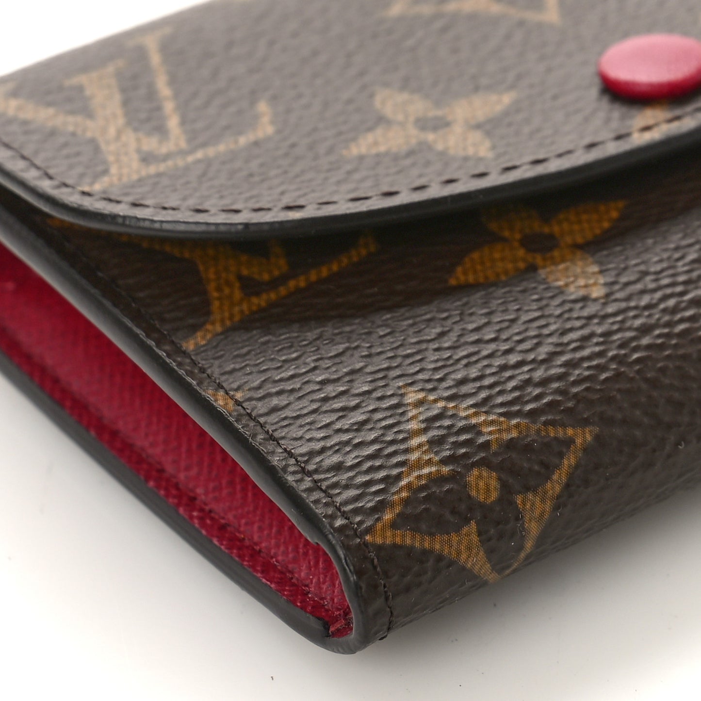 Monogram Rosalie Coin Purse Fuchsia