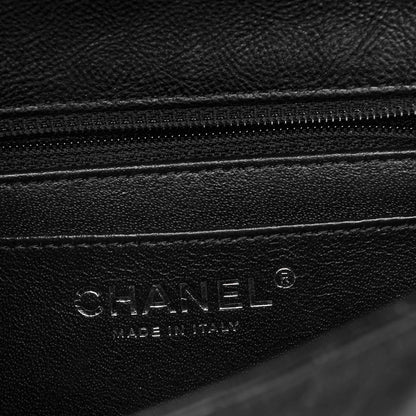 Chanel Crumpled Calfskin Quilted Mini Square Flap So Black 6 of 8