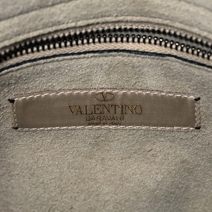 Valentino Garavani Grainy Calfskin My Rockstud Rolling Frame Bag Light Ivory 6 of 8