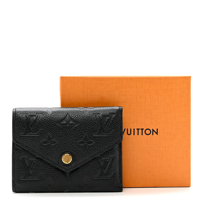 Louis Vuitton Empreinte Victorine Wallet Black 7 of 7