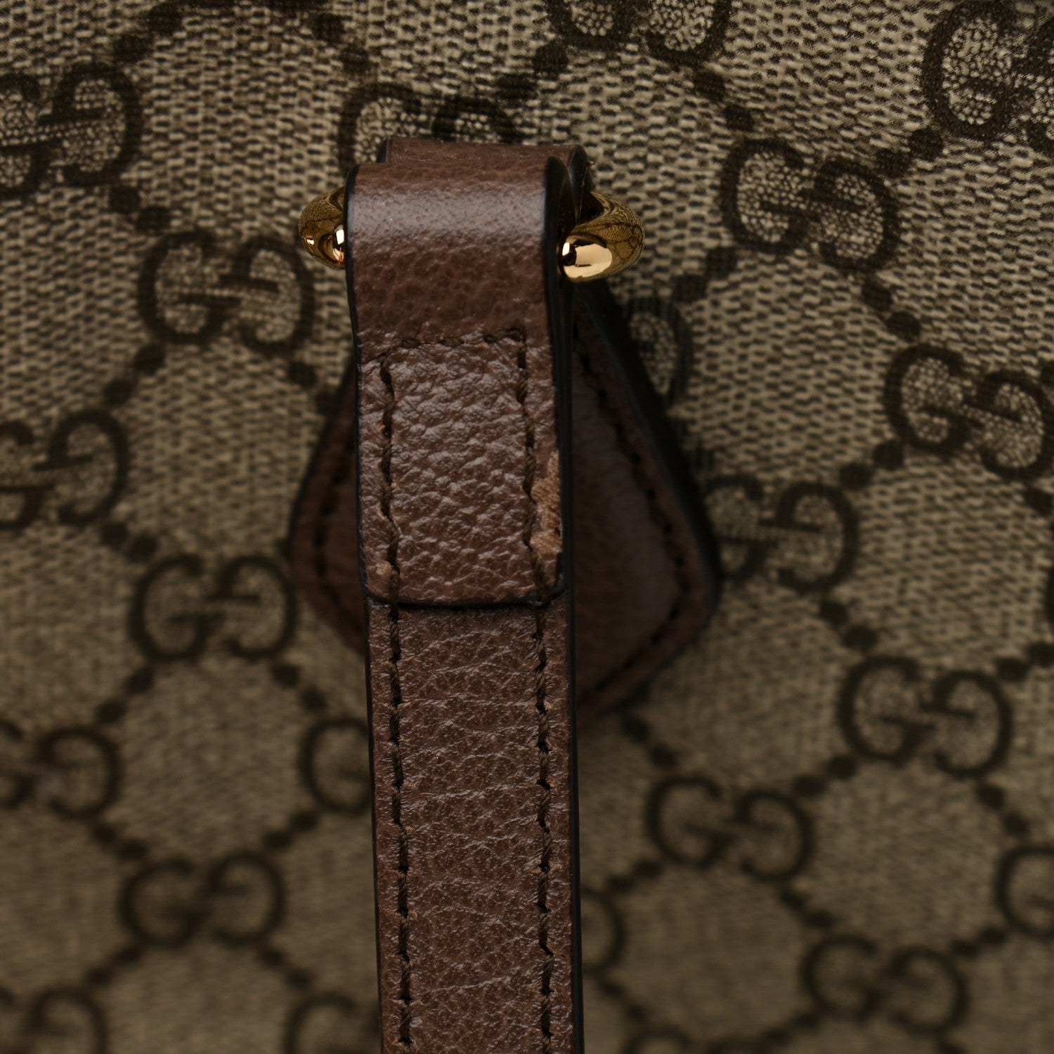 Gucci GG Supreme Monogram Medium Ophidia Shopping Tote Brown 13 of 13