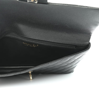 Chanel Caviar Quilted Flap Clutch Black 4 of 6