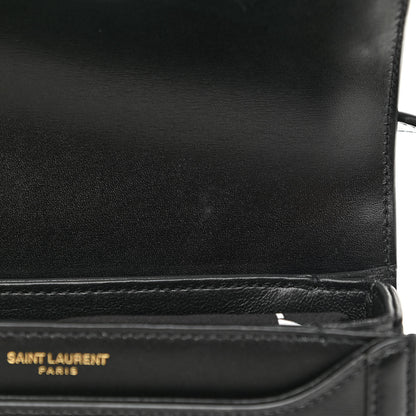 Saint Laurent Smooth Calfskin Small Solferino Satchel Black 10 of 10