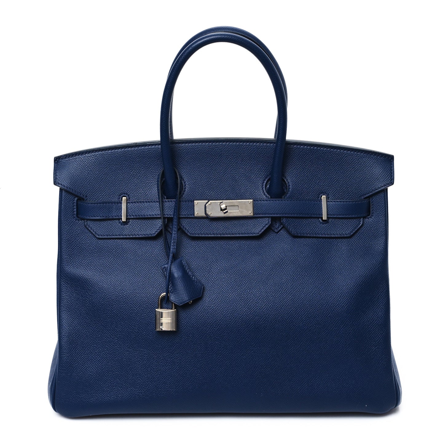 Epsom Birkin 35 Bleu Saphir