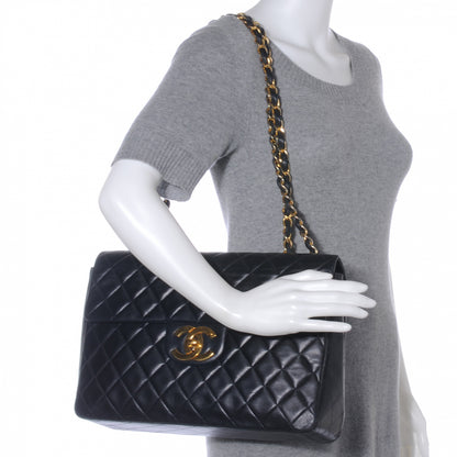 Chanel Lambskin XL Jumbo Flap Black 2 of 6