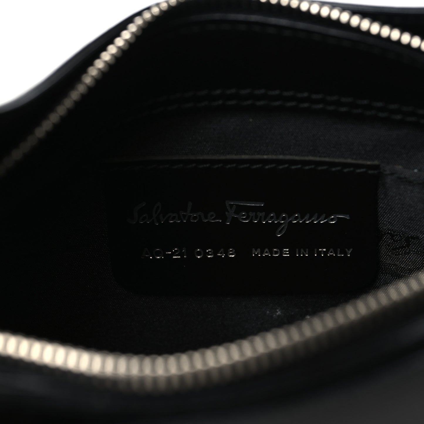 Soft Calfskin Gancini Hobo Black