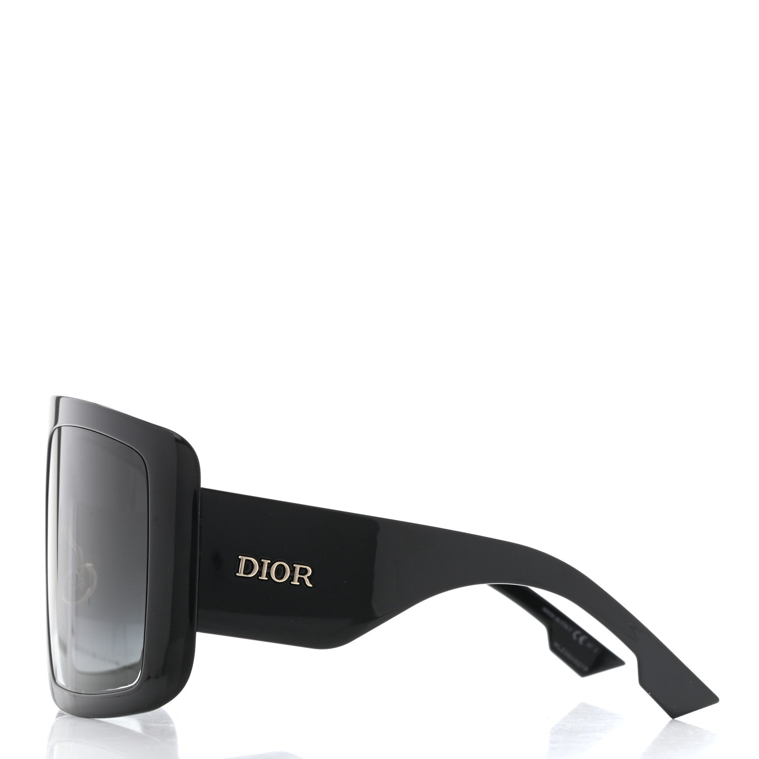 Christian Dior Acetate DiorSo Light 1 Shield Sunglasses Black 3 of 9