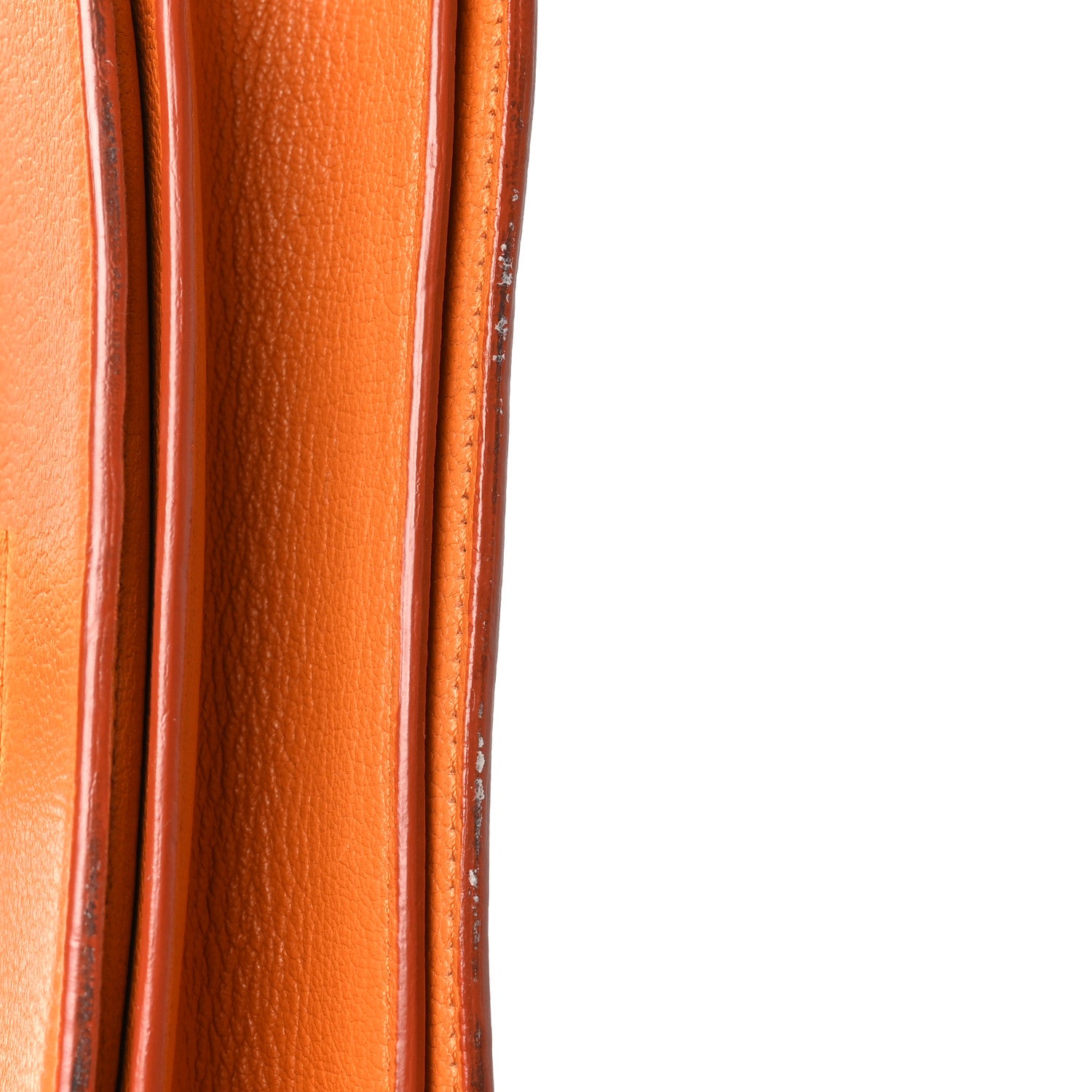 Celine Goatskin Medium Classic Box Flap Bag Orange 11 of 11