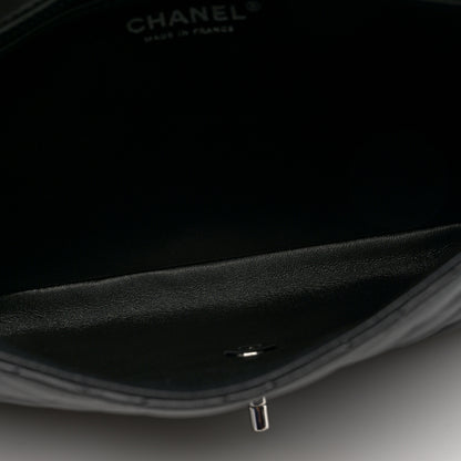 Chanel Lambskin Quilted Flap Clutch Black 5 of 7