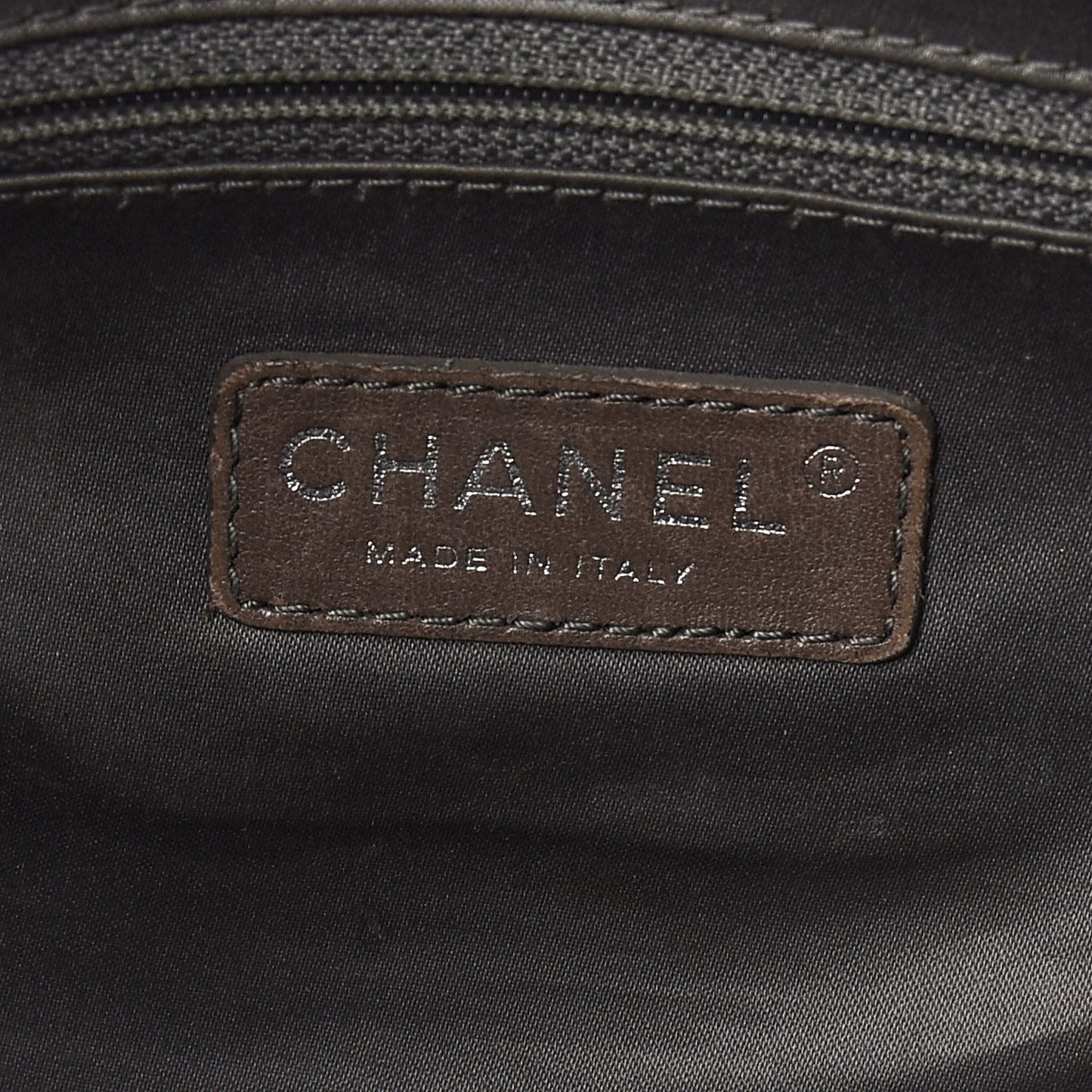 Patent Quilted Petit Timeless Shopping Tote PTT