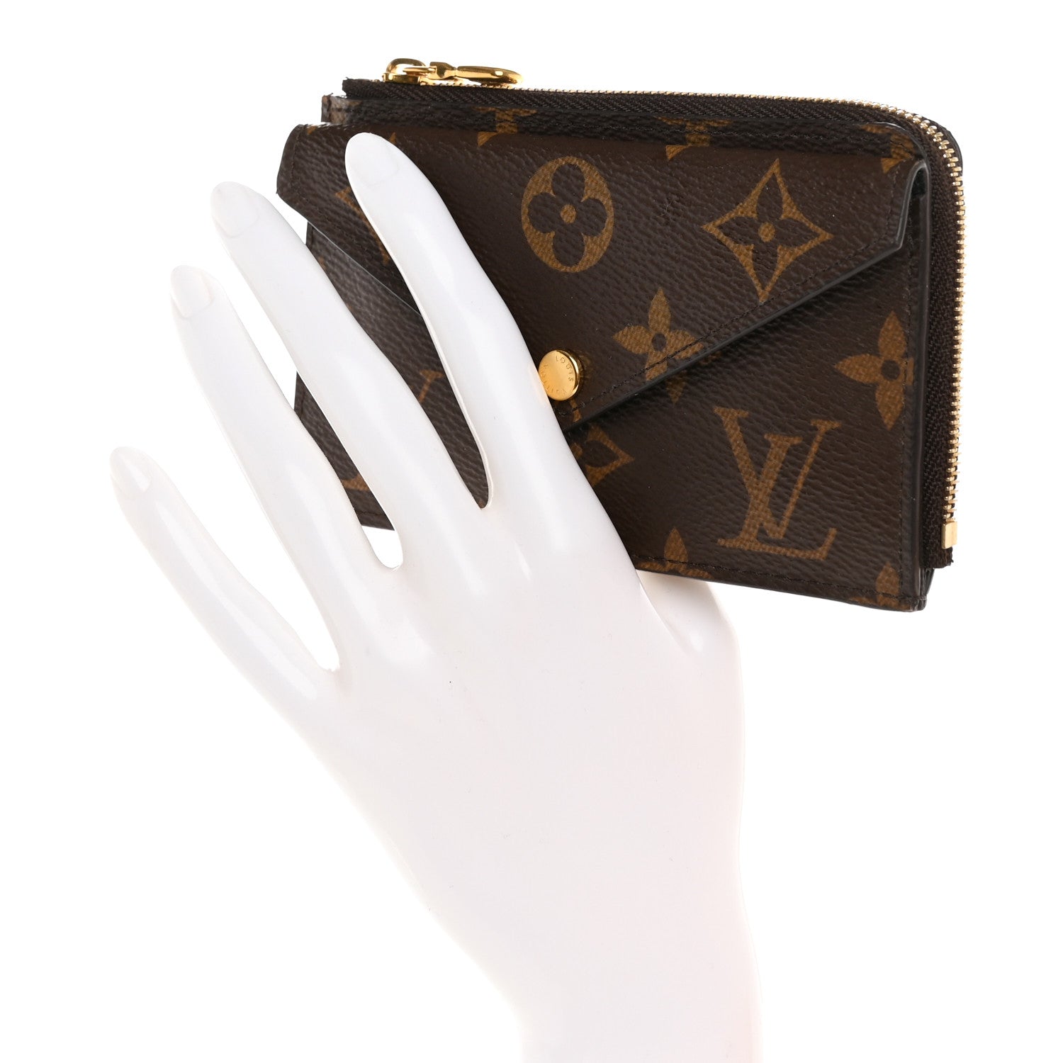 Louis Vuitton Monogram Recto Verso Card Holder Black 2 of 7