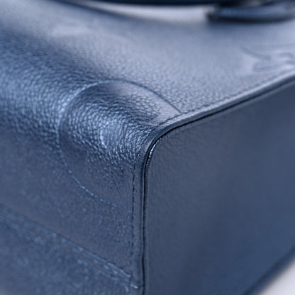 Louis Vuitton Metallic Empreinte Monogram Giant Onthego PM Navy Nacre 9 of 9