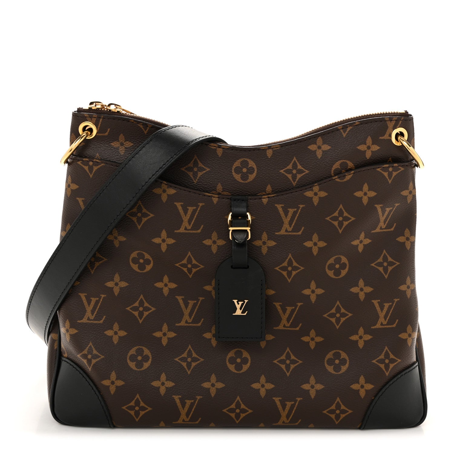 Louis Vuitton Monogram Odeon MM Black 1 of 12