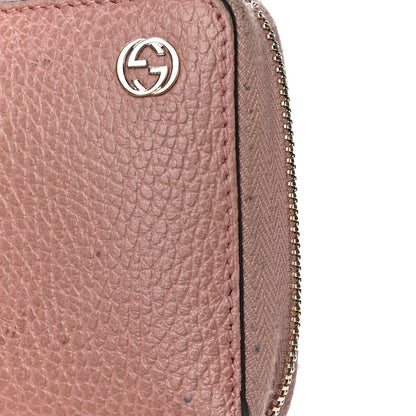Gucci Dollar Calfskin Medium GG Zip Around Wallet Soft Pink 10 of 23