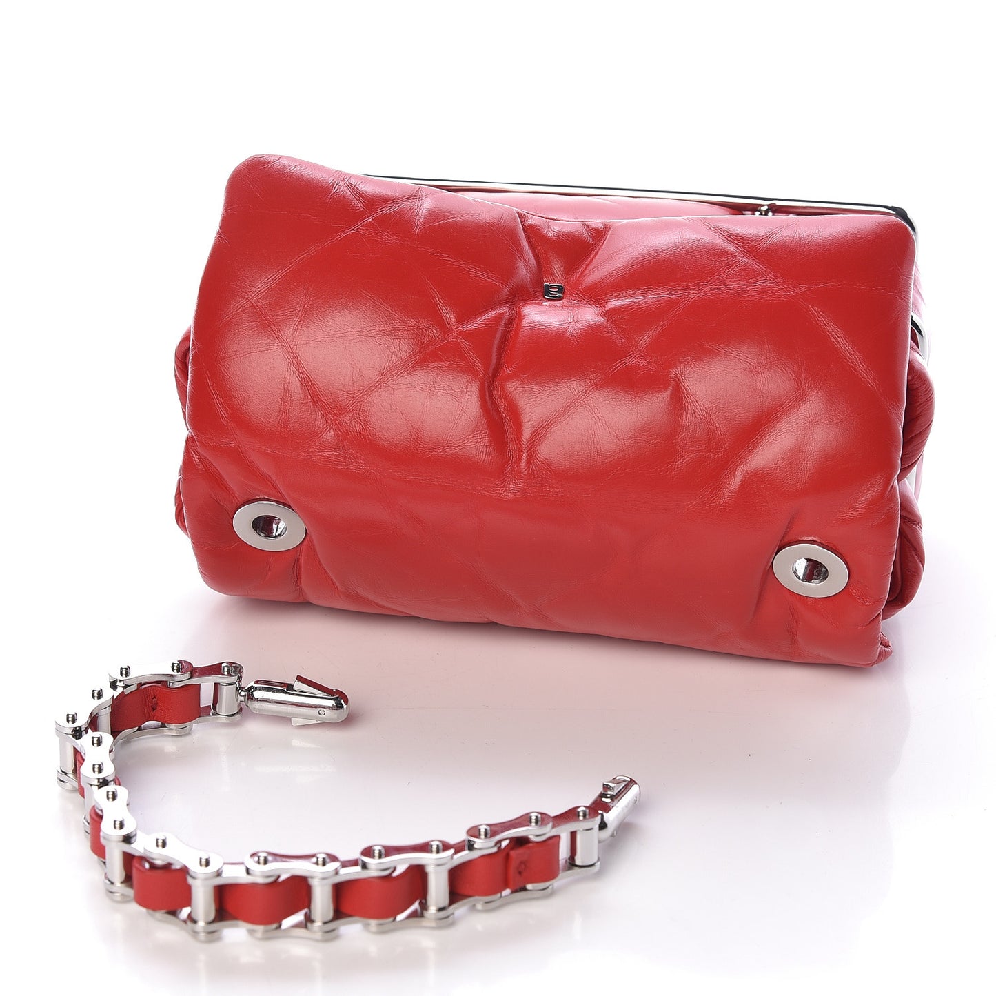 Calfskin Quilted Halo Xbody Bag Red