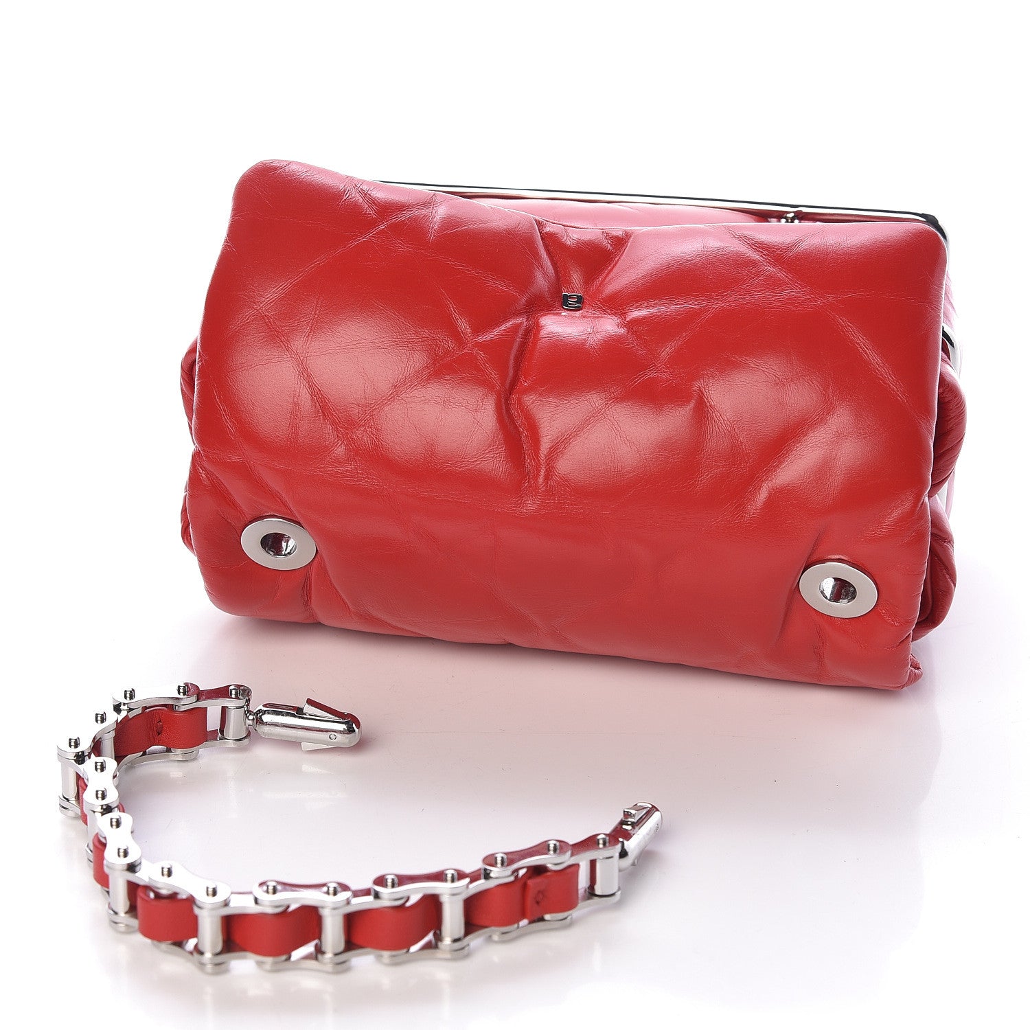 Alexander Wang Calfskin Quilted Halo Xbody Bag Red 11 of 11