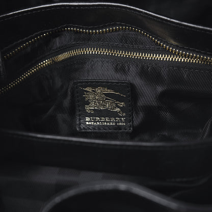 Burberry Calfskin Quilted Beaton Satchel Black 8 of 9
