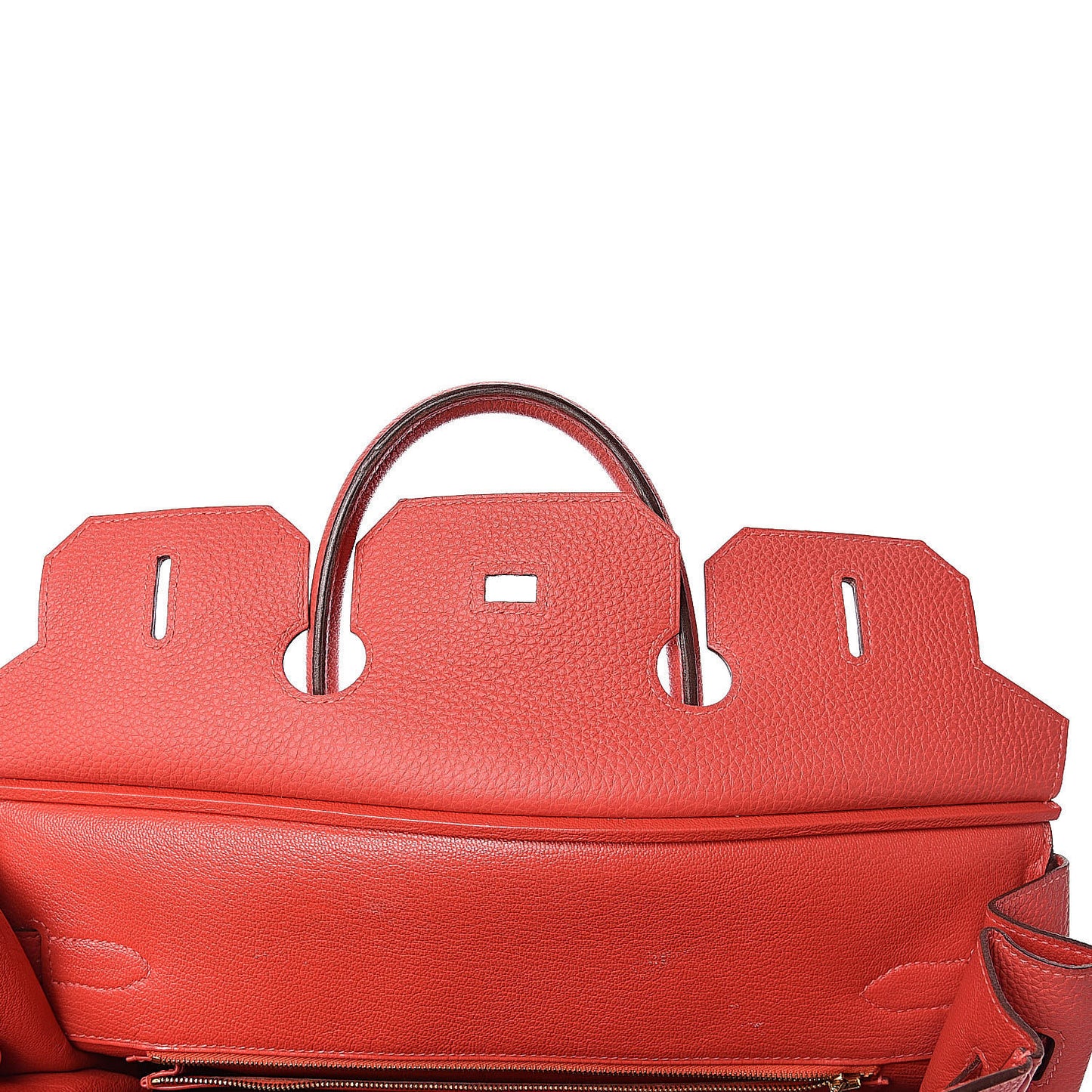 Togo Birkin 35 Rouge Pivoine