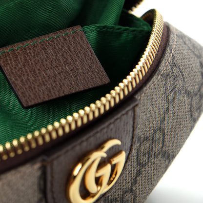 Gucci Soft GG Supreme Monogram Calfskin Medium Ophidia Cosmetic Case Beige Ebony New Acero 6 of 8