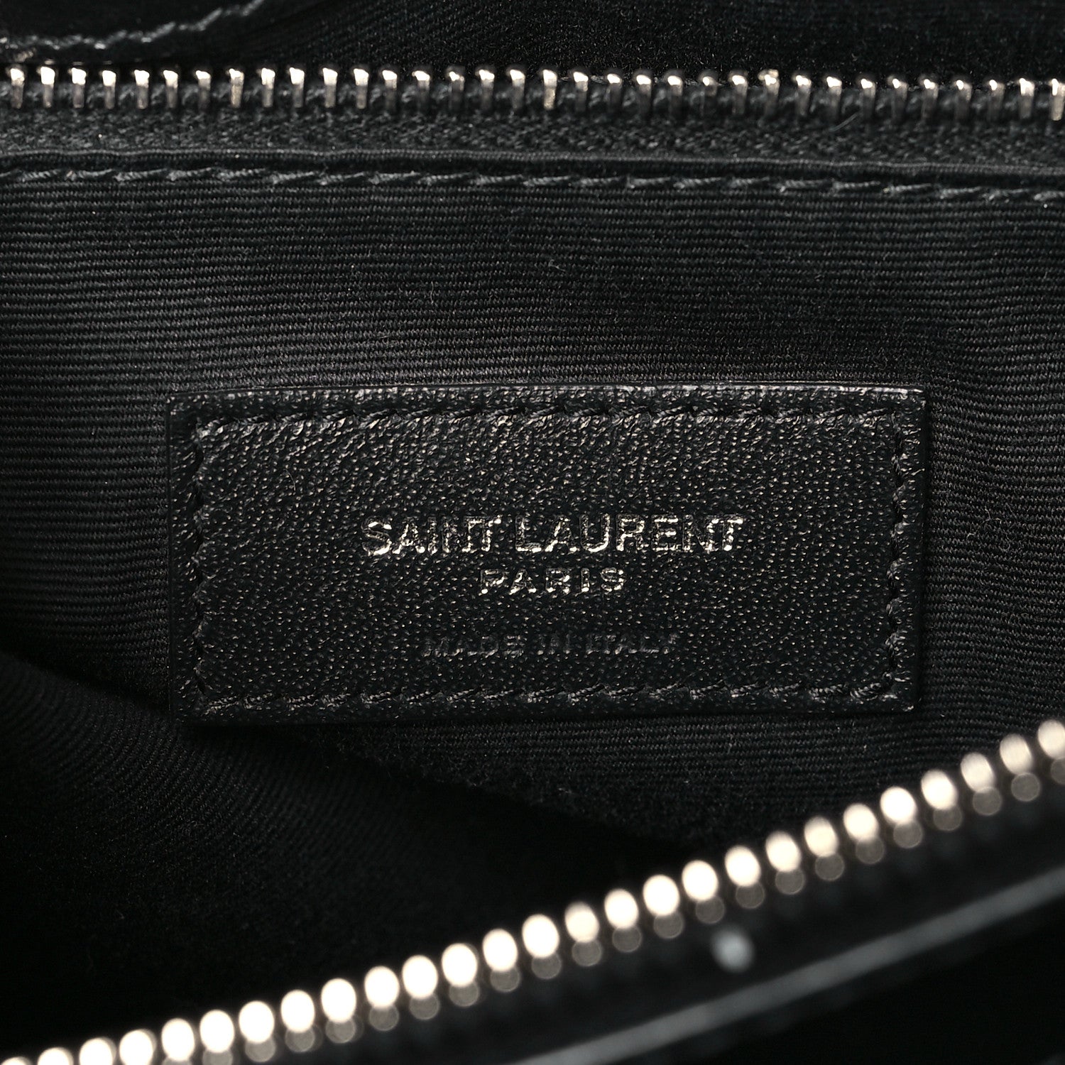 Saint Laurent Calfskin Y Quilted Monogram Large Loulou Chain Satchel Black 6 of 11
