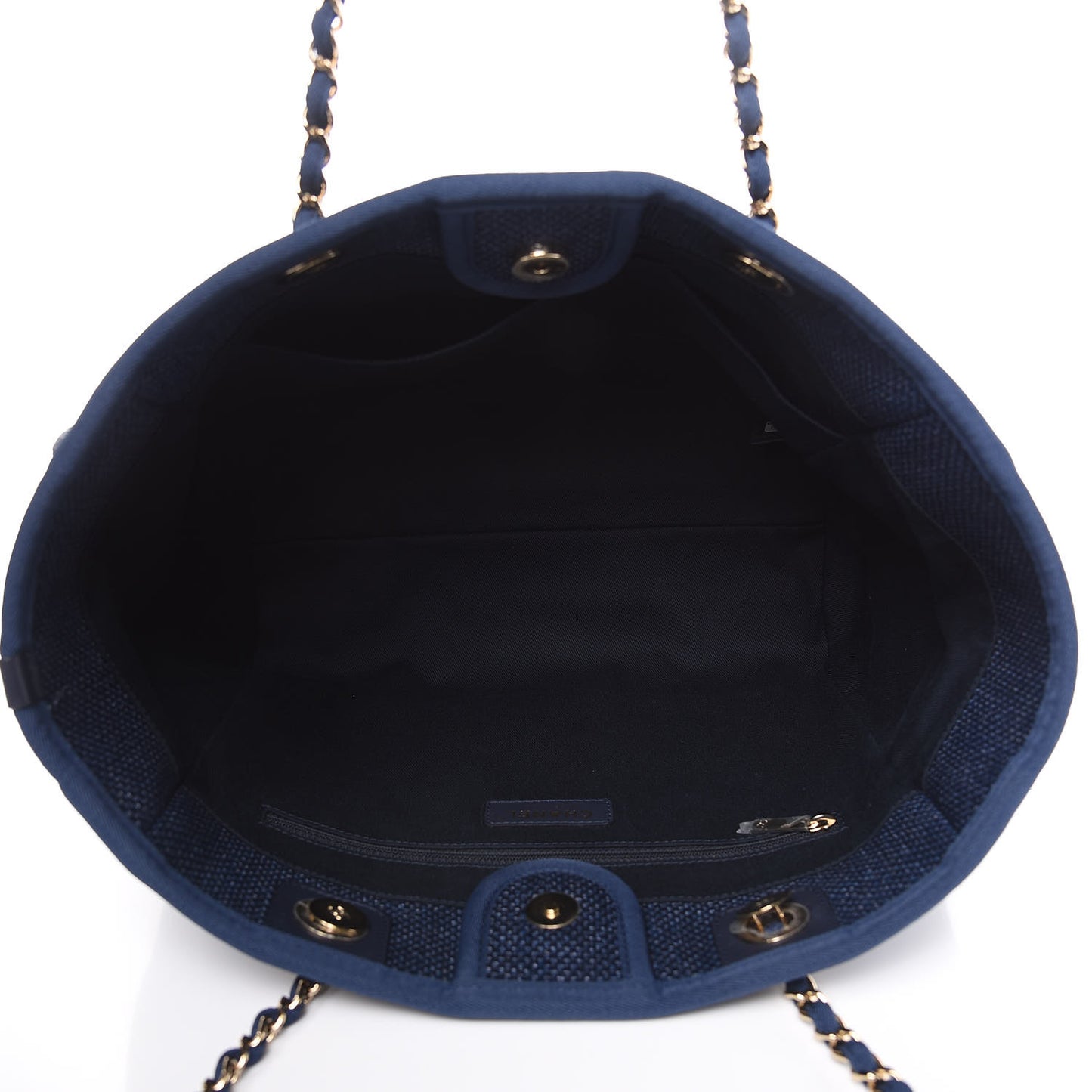 Woven Straw Raffia Small Deauville Tote