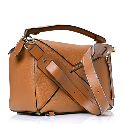 Loewe Calfskin Medium Puzzle Bag Light Caramel 2 of 5