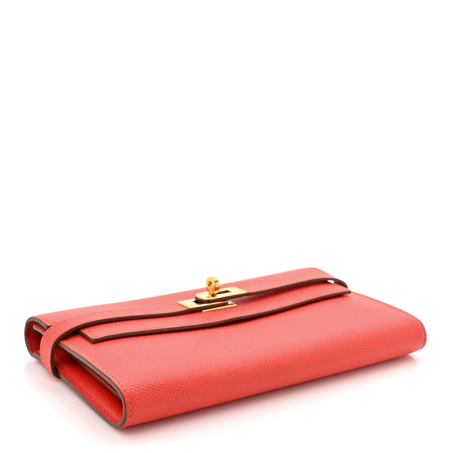 Epsom Kelly Longue Wallet Rose Jaipur