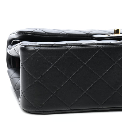 Chanel Lambskin Quilted Jumbo Double Flap Black 6 of 9