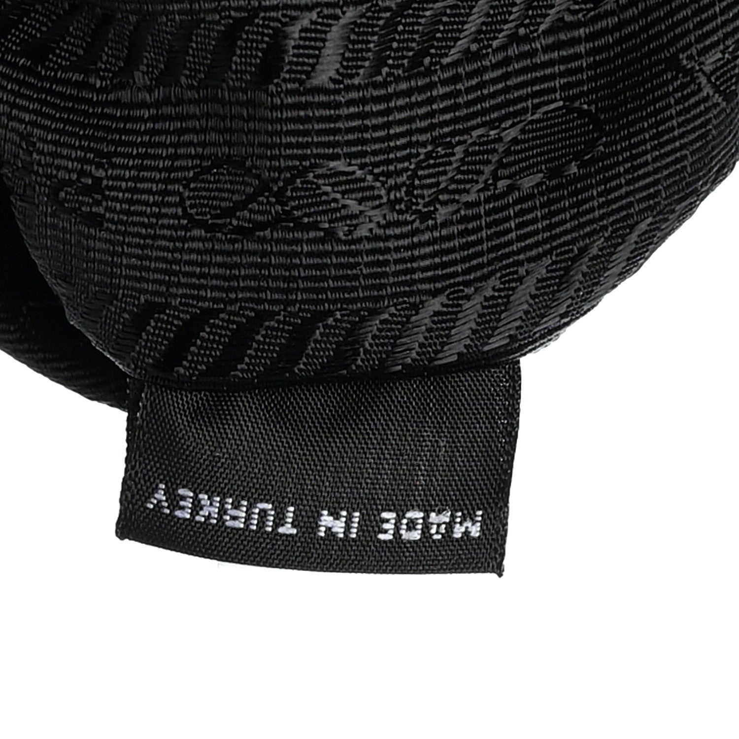 Prada Tessuto Nylon Stitched Shoulder Bag Black 6 of 12