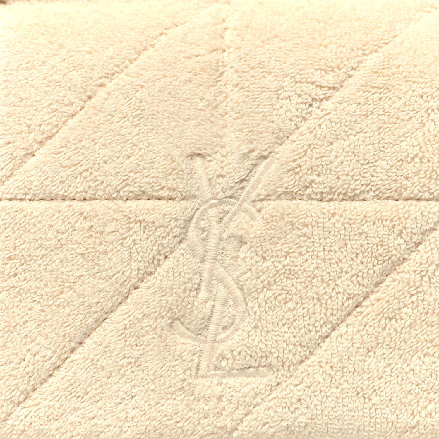 Saint Laurent Terry Patchwork Monogram Medium Jamie Tropical Sand 8 of 10