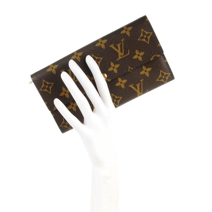 Louis Vuitton Monogram Fleuri Sarah Wallet Rose 2 of 18